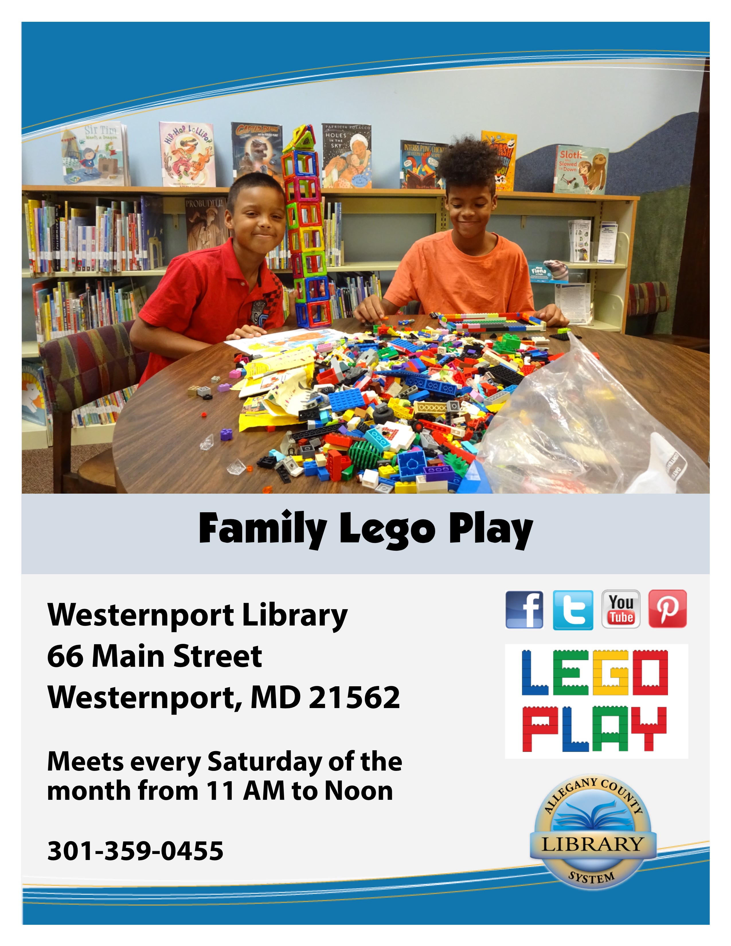 Westernport Family Lego Play Flyer