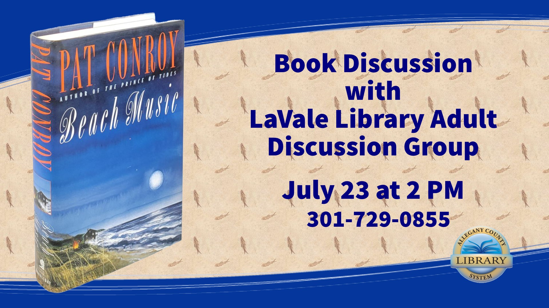 LaVale Book Discussion Flyer