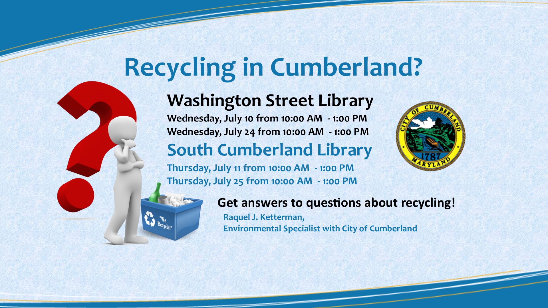 Recycling in Cumberland