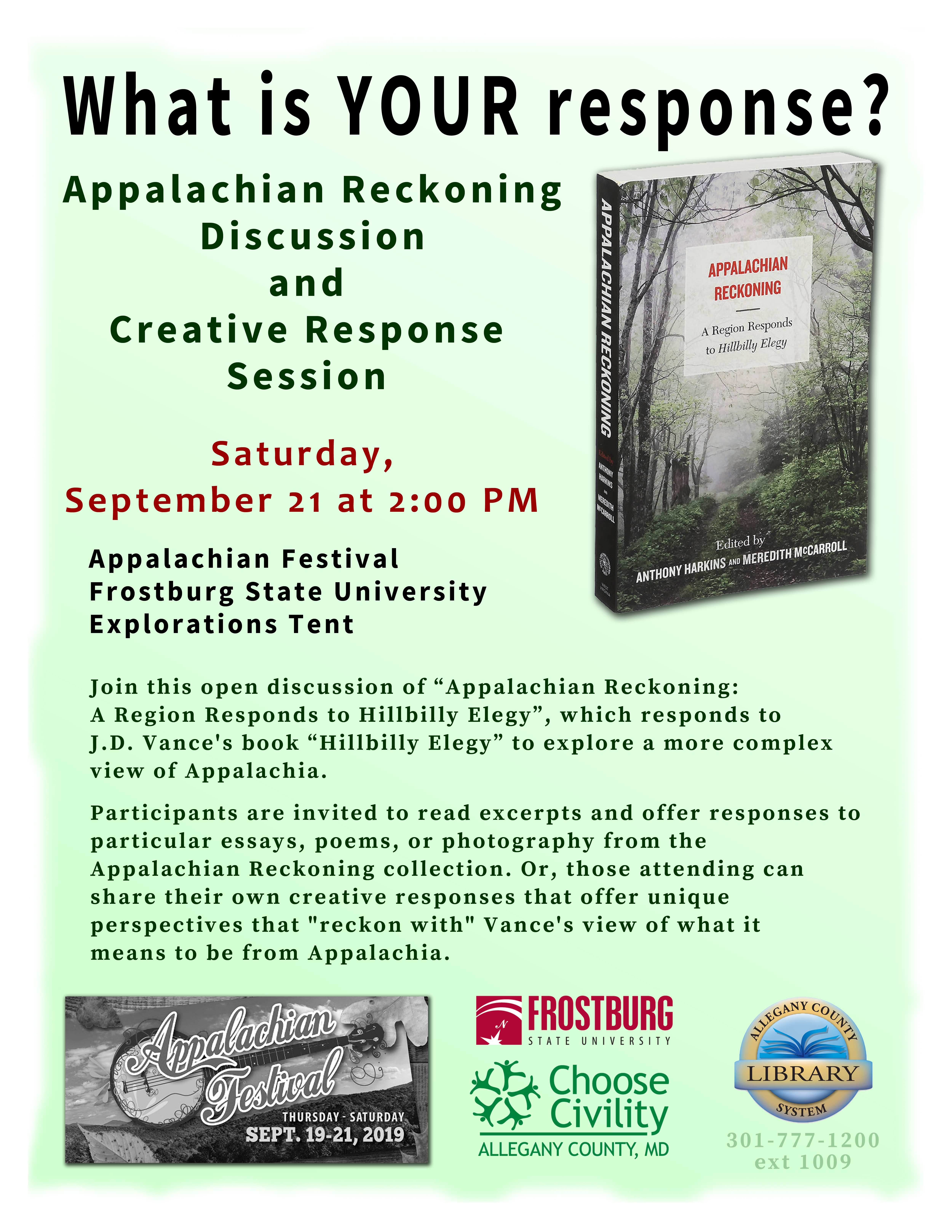 Appalachian Reckoning Discussion & Creative Response Session