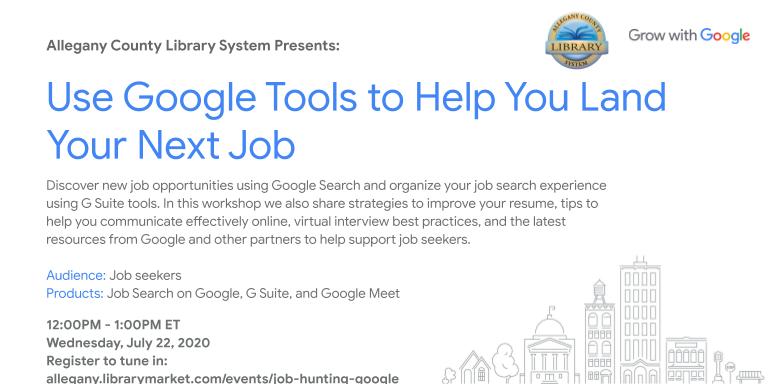 Use Google Tools to Help Land Your Next Job