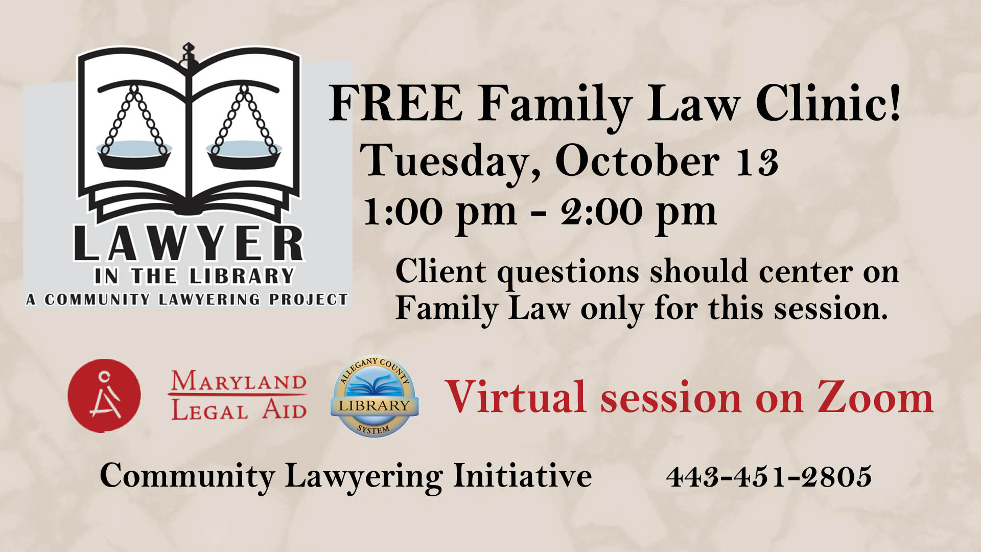 Free Family Law Clinic