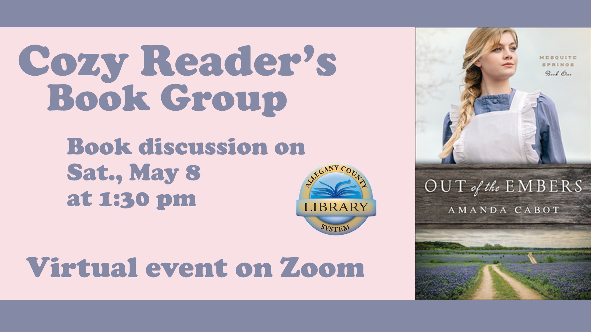 Cozy Readers Book Group image May 2021