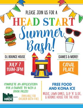 Head Start Summer Bash Flyer