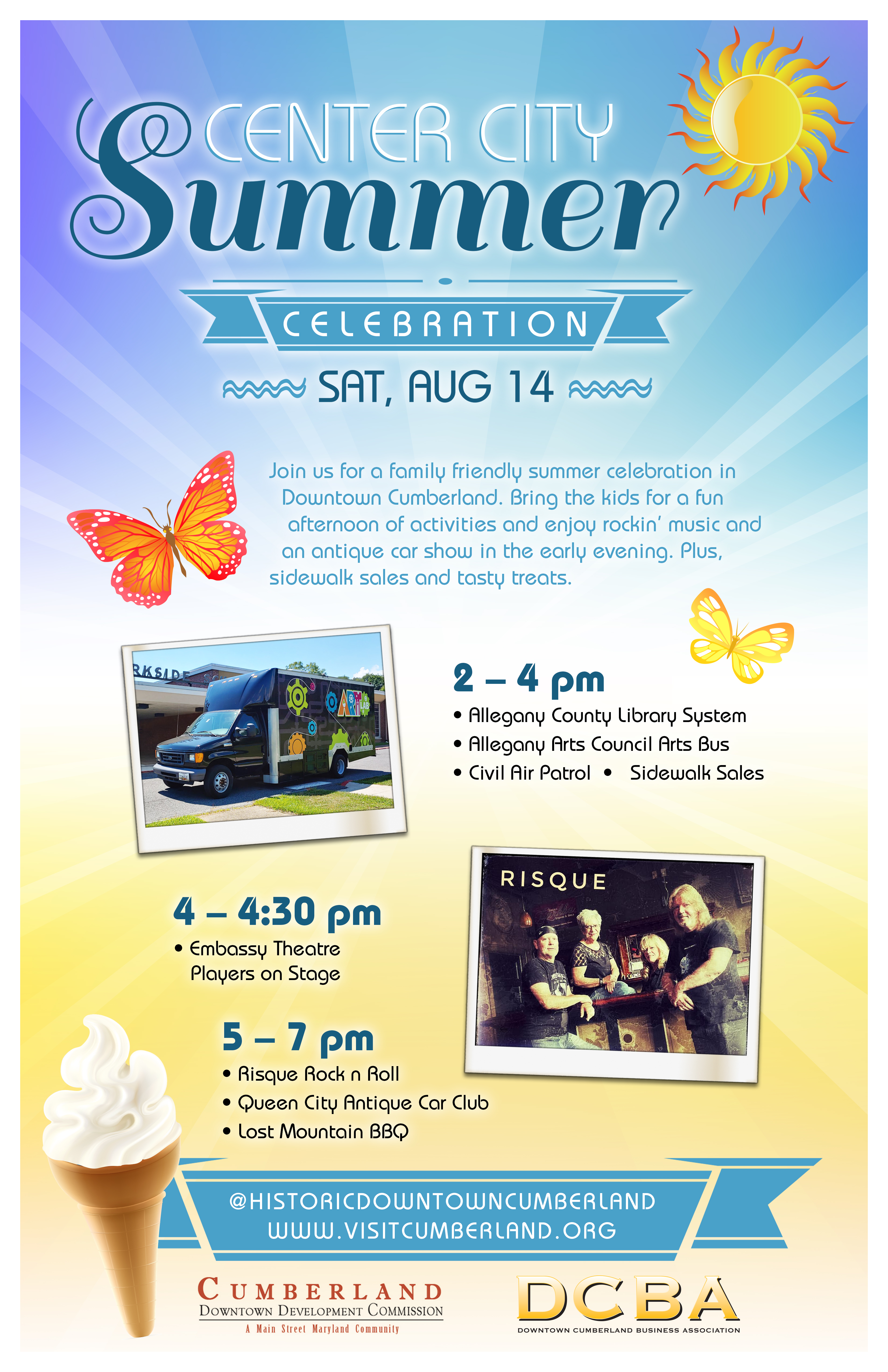 City Center Summer Celebration poster