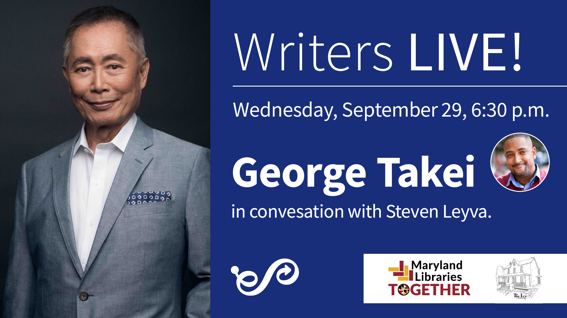 George Takei photo and event graphic