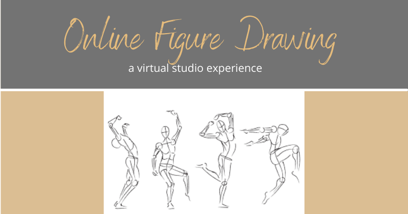 Sketches of human figure drawings in different dance poses