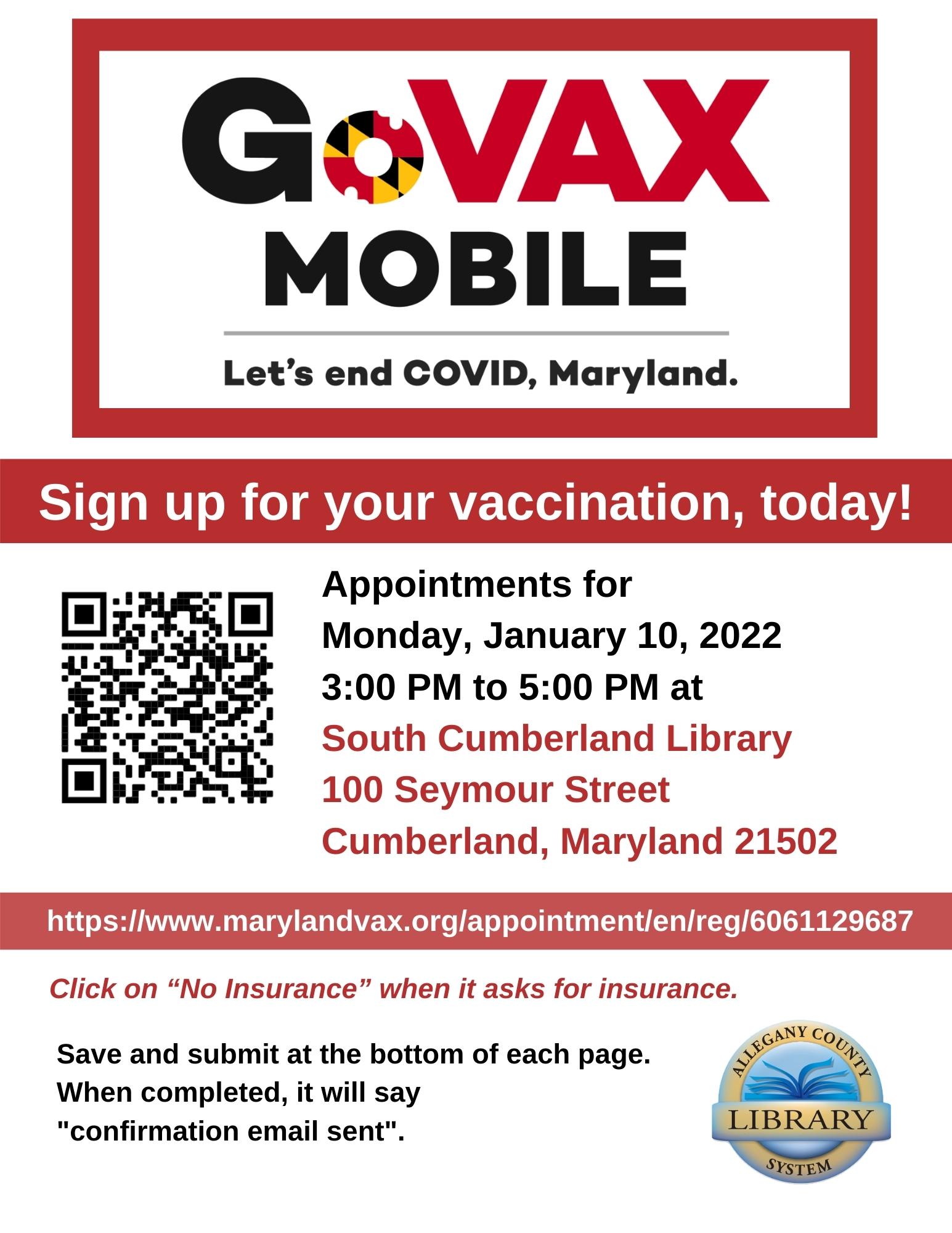 GoVax Mobile Vaccine Clinic Flyer