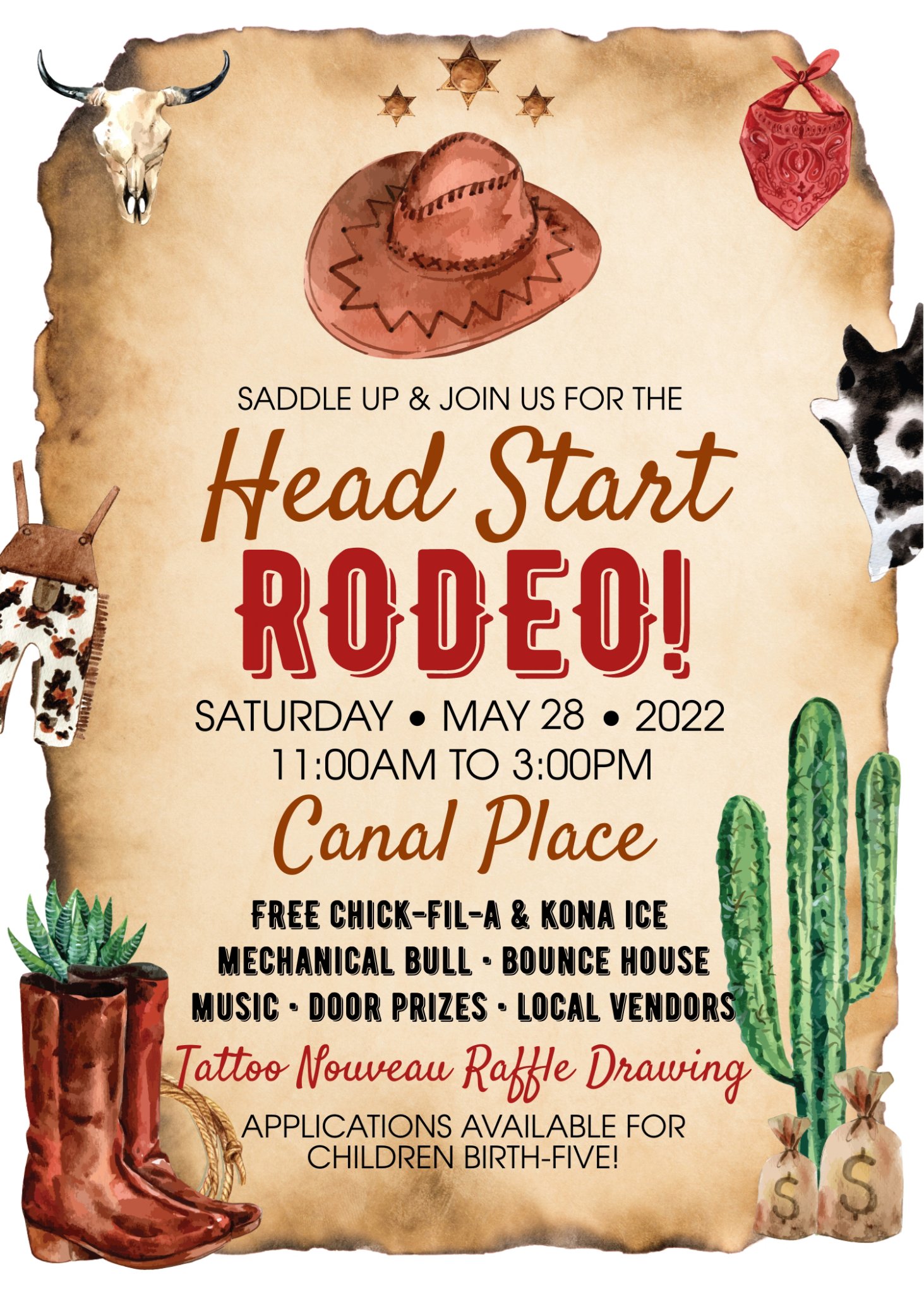 Head Start Rodeo Flyer