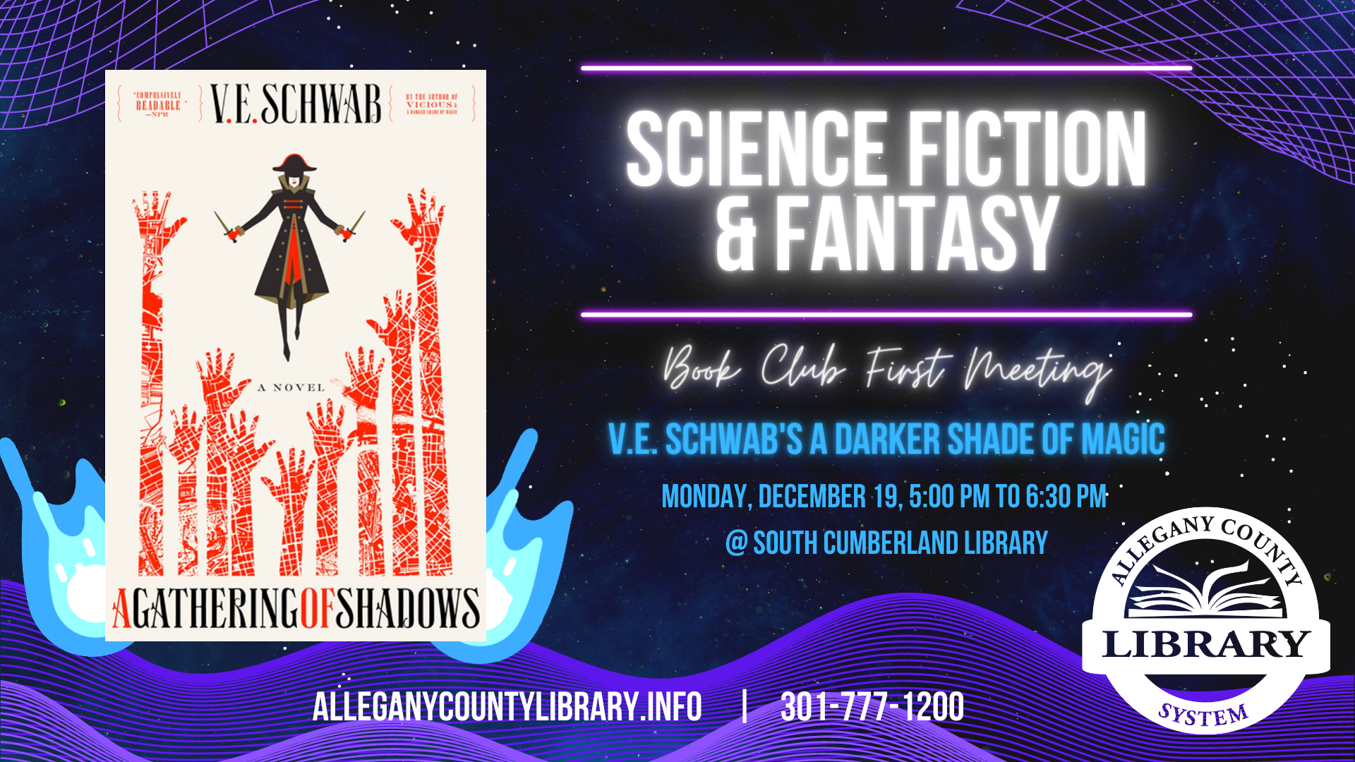 science fiction and fantasy book club date and time details