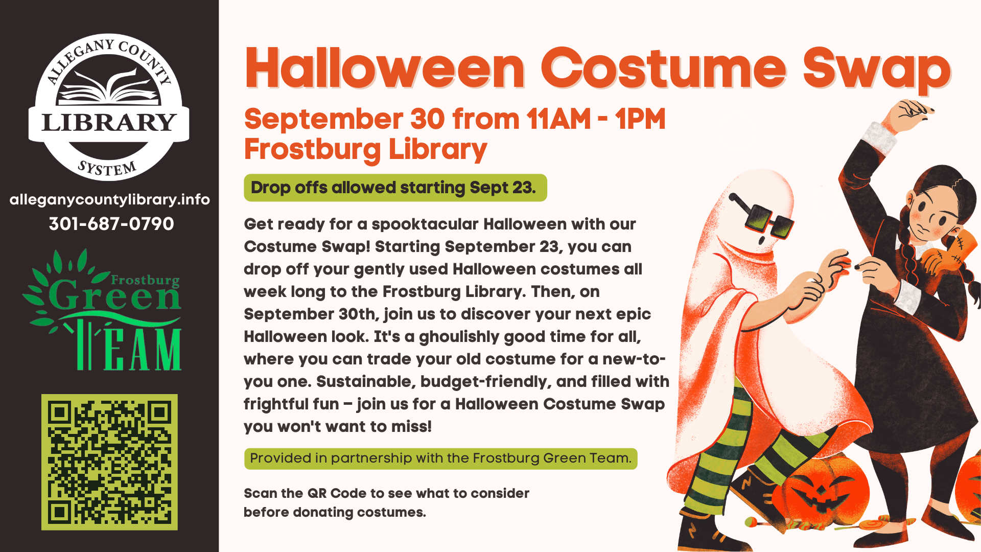 Halloween Costume Swap Event Details