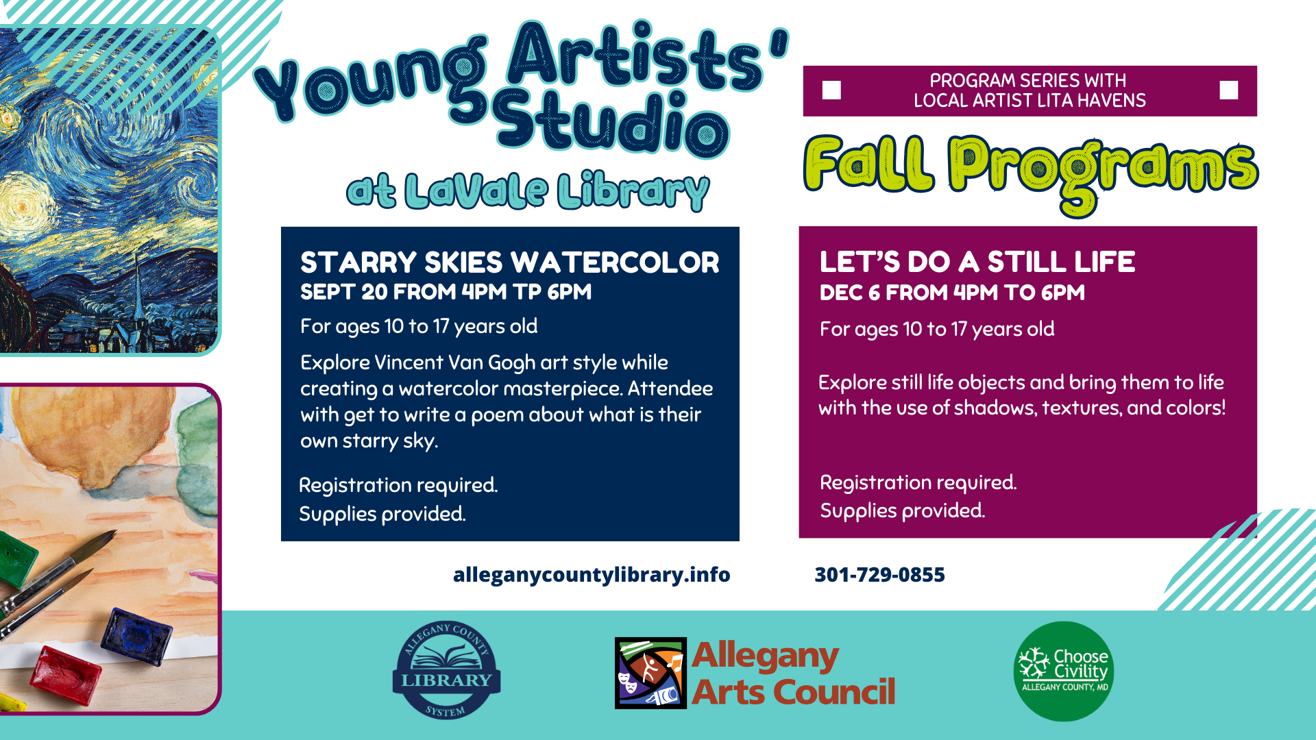 Young Artists' Studio event details