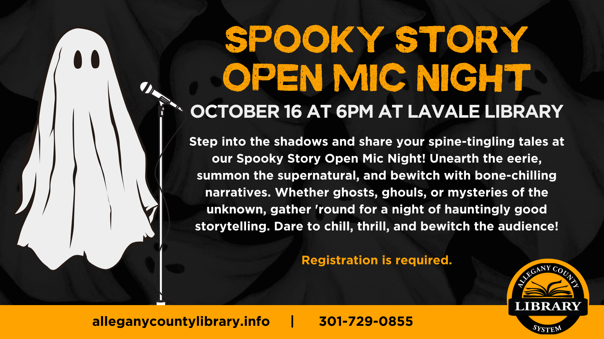 Spooky Story Open Mic Night event details