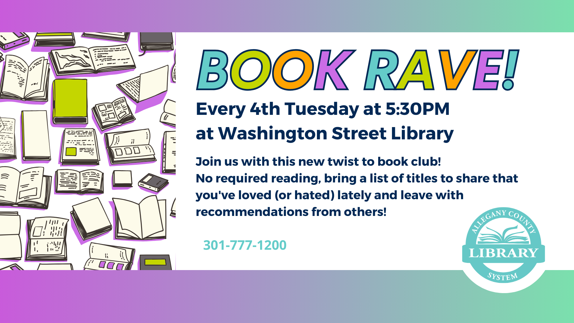 Book Rave event details