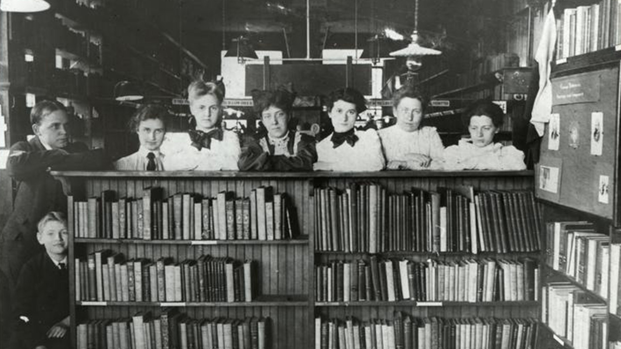 Free For All: The Public Library tells the story of the U.S. public library system—a simple idea that shaped a nation and the quiet revolutionaries who made it happen.