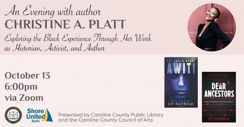 Christine A Platt event graphic