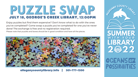 puzzle swap info with puzzle pieces photo in the middle