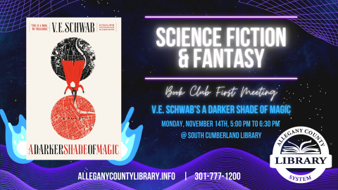 science fiction and fantasy book club date and time details