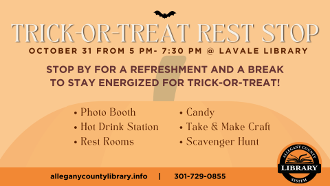 Trick or Treat Rest Stop event details
