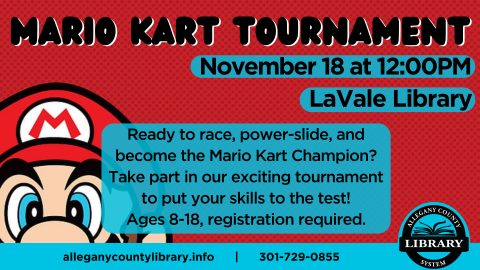 MarioKart Tournament even details at LaVale