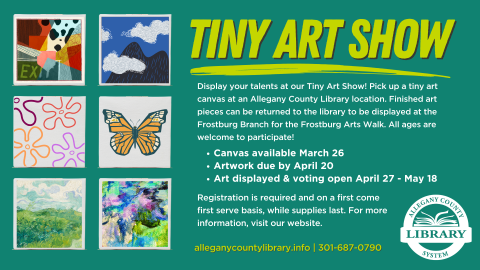 Tiny art show event details