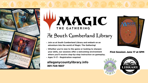Magic The Gathering at South Cumberland Library