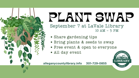 plant swap at lavale library