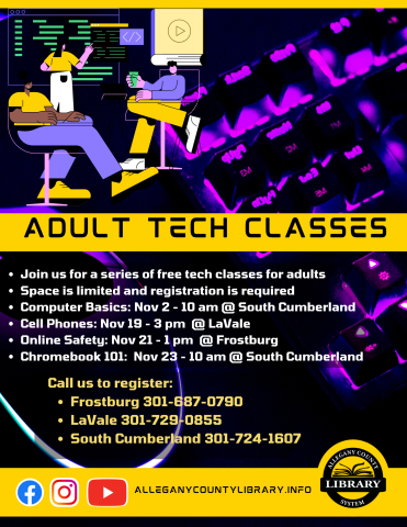 Adult Tech Class Flyer