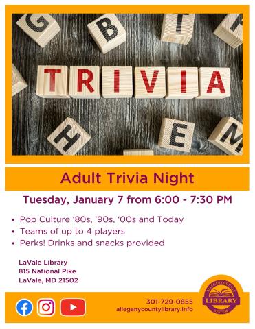 Trivia Night flyer