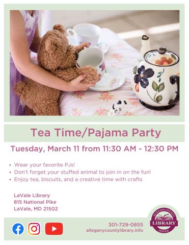 Tea time flyer