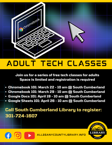 Adult Tech Class Flyer