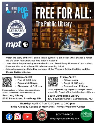 MPT Free for All screening flyer