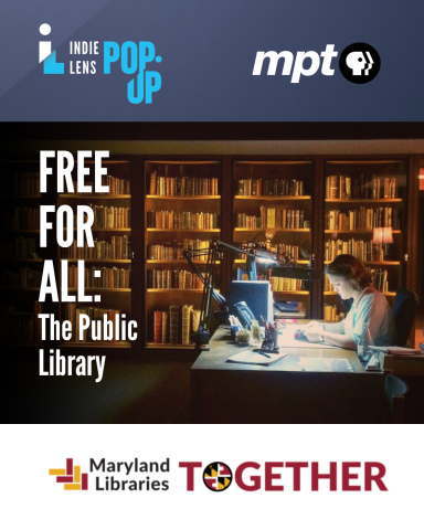 Free for All: The Public Library online screening graphic
