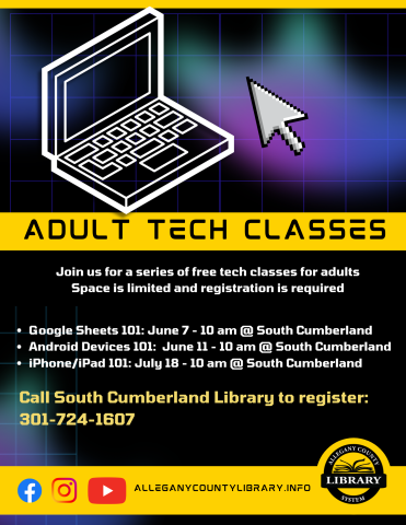 Adult Tech Class Flyer