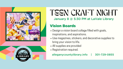Teen Craft Night Vision Boards