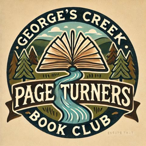 GC Library's Book club logo.