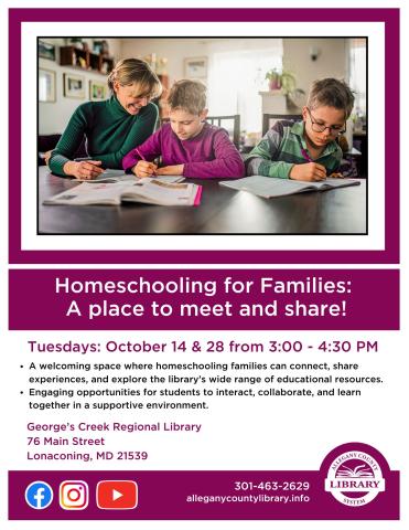 Graphic for homeschooling event