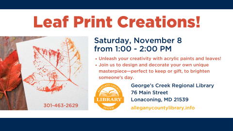 Graphic of Leaf Print Creations Event, 11082026