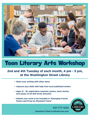 Teen Literary Arts graphic