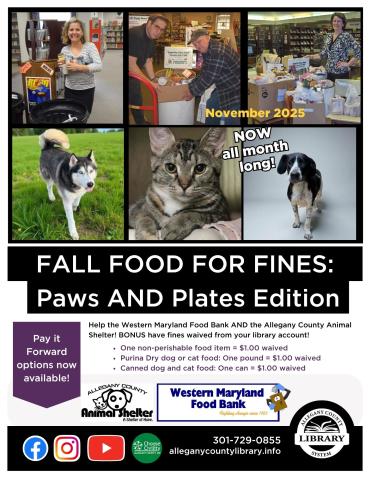 food for fines event information