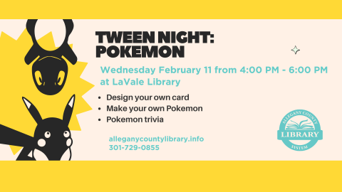 Tween Night: Pokemon!