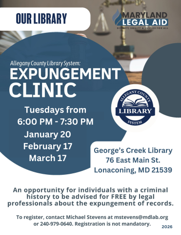 Expungement Clinic at George's Creek Library