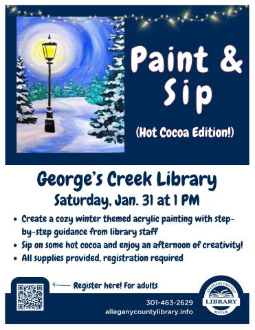 Paint & Sip Flyer