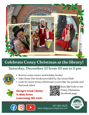 Coney Christmas graphic.