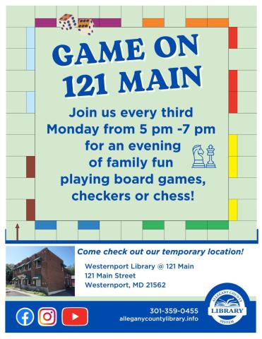 Game on 121 Main details