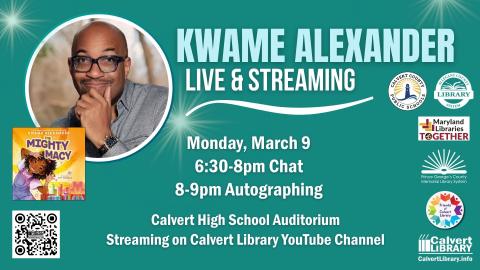 Kwame Alexander event graphic