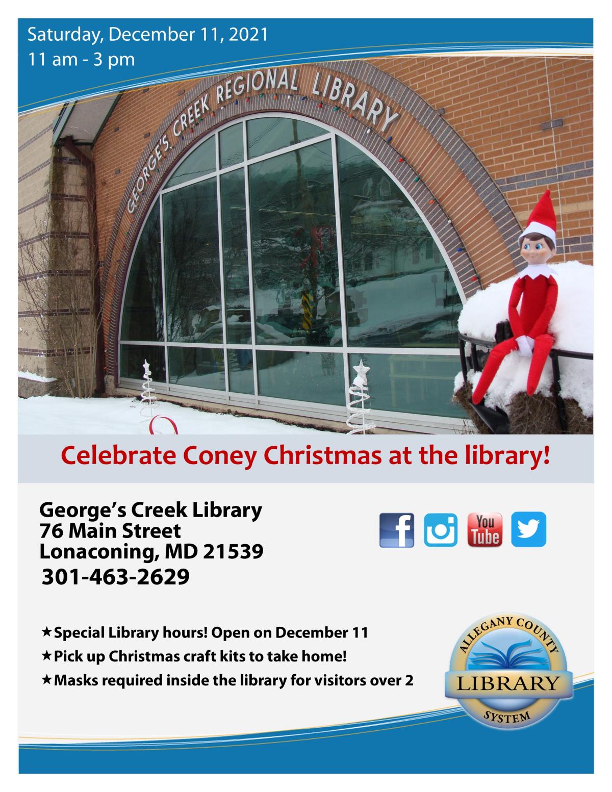 Coney Christmas flyer