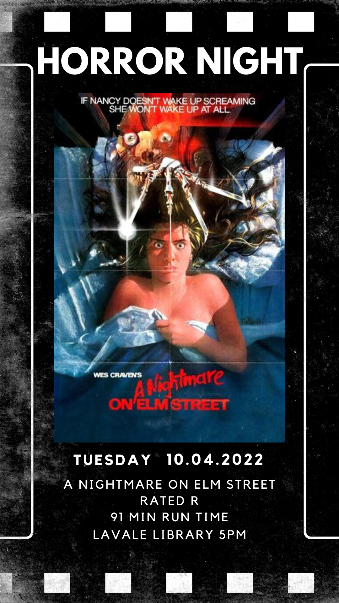 Movie poster for Nightmare on Elm Street