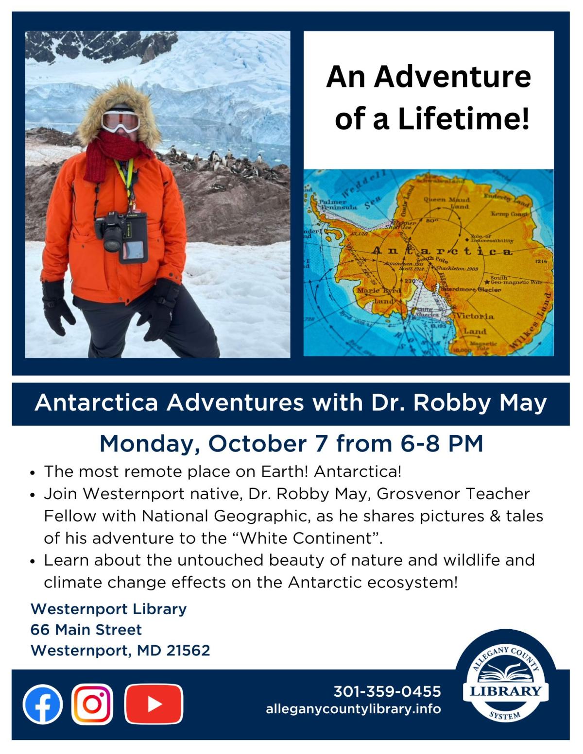 Antarctica Adventures with Dr. Robby May