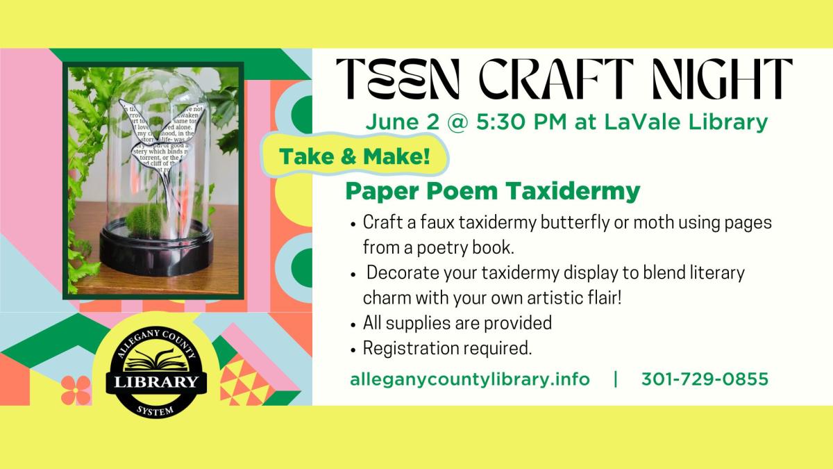 Teen Take & Make graphic